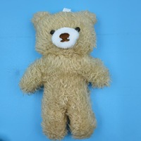 Songshantoy Vente en gros Prix abordable Porte-clés pendentif en peluche petit ours en peluche de 12 cm pour sacs et vêtements, idéal comme cadeau