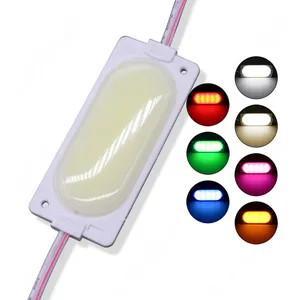 85*35mm 3W 12V DC low voltage LED COB module light ABS injection molded housing with lens Red Green Blue White Warm Yellow Pink