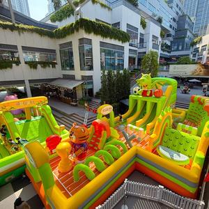 สนามเด็กเล่นเป่าลมพีวีซีเป็นมิตรต่อสิ่งแวดล้อม - Product Image 3