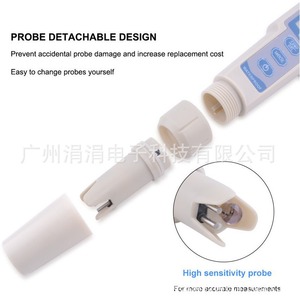 Medidor de pH, TDS, EC y Temperatura Portátil, Precisión de 0-14 pH, 0.01, Analizador de Calidad del Agua a Prueba de Agua con Electrodo y Pantalla LCD - Product Image 5