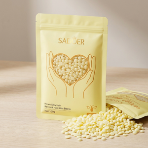 <span class=keywords><strong>Cire</strong></span> dépilatoire au miel en grains pour épilation corporelle complète, douce et lisse, emballage personnalisable, fournisseur OEM, usine source - Product Image 1