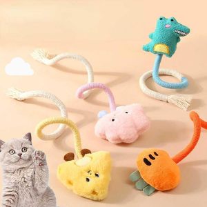 Jouet interactif pour animaux de compagnie en coton écologique : Corde à mâcher pour chien et chat, bâtonnet en peluche et corde à mâcher en peluche avec herbe à chat pour chats - Product Image 5
