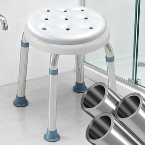 360 độ hai mặt xoay 6 bước điều chỉnh độ cao đệm mềm không thấm nước chống va chạm nhẹ Ghế tắm - Product Image 4