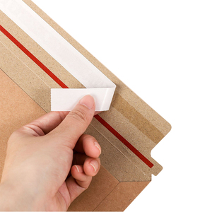 Enveloppes en papier kraft brun personnalisées, auto-adhésives, avec impression de logo pour la papeterie d'entreprise - Product Image 4