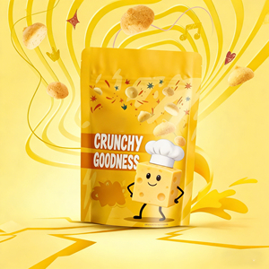Bolsa de Embalaje de Alimentos con Cierre Zip, Tipo Doypack, Personalizada con Logotipo, de Grado Alimenticio, para Galletas, Frutos Secos, Gomitas y Dulces - Product Image 5