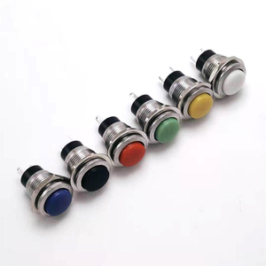 สวิตช์ปุ่มรีเซ็ตอัตโนมัติ ไม่มีล็อค แบบกดติดปล่อยดับ รุ่น DS-<span class=keywords><strong>212</strong></span> IP54 ผลิตจากโลหะผสมสังกะสี - Product Image 1