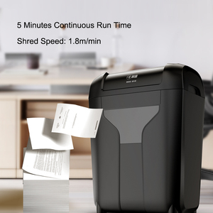 Máy tính để bàn P4 10 tờ giấy Shredder hộ gia đình văn phòng nhỏ tự động cắt chéo CD giấy băm nhỏ Máy - Product Image 5