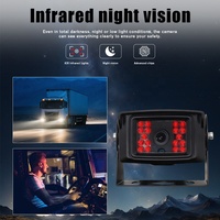 Sistema de Cámara de 360 Grados para Camiones, Cámara Delantera y Trasera para Remolques, Seguridad, Impermeable, Visión Nocturna IP69K