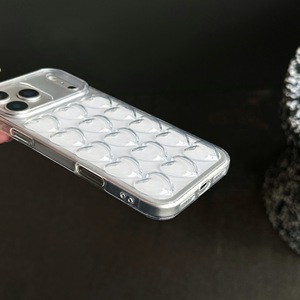 Per Apple iPhone 17 air Pro Max 3D cuore in stile Tpu custodia posteriore personalizzabile antiurto per iPhone 14 15 16 Pro Max Plus - Product Image 5