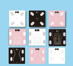 เครื่องชั่งน้ำหนักดิจิตอลแบบกระจก ขายส่งราคาพิเศษ รับน้ำหนักได้ 180 กก. ฟังก์ชั่นวัดค่า BMI อัจฉริยะ วัดไขมันในร่างกาย - Product Image 4