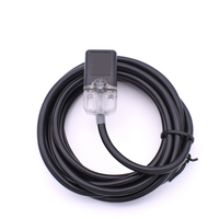 Sensor de Proximidad Impermeable IP67, Distancia de Detección de 5 mm, 12 a 24 VCC, Tres Cables, NPN PNP, Cuadrado