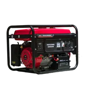 Bison China Generator bensin darurat 190F 15Hp 6Kw dengan pegangan