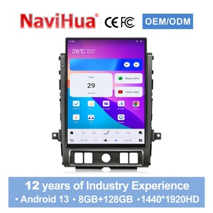 NaviHua New 15.6 Inch Vertical Screen Android Car Radio for Nissan Titan Multimedia <b>Auto</b> Head Unit Monitor Carplay Navigation - Product Image 2