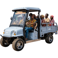 Véhicule utilitaire électrique tout-terrain à plateau basculant pour vergers, transporteur agricole haute performance