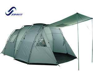 Tentes d'auvent pliables extérieures JWF-033A de base de camping <span class=keywords><strong>tente</strong></span> imperméable de tunnel de famille - Product Image 3