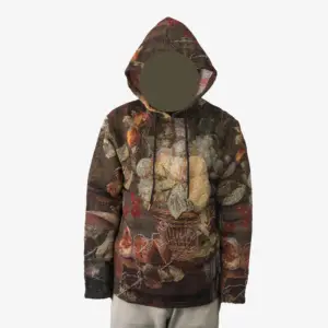 2024 Nieuwe Ontwerp Op Maat Deken Oversized Pullover Distressed Tapijt Hoodie