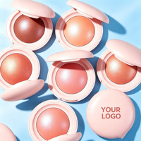 Cosmétiques en gros, logo personnalisé, marque privée, maquillage vegan pour le visage, sans cruauté, pigment longue tenue, blush crémeux chatoyant