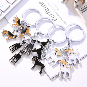 Portachiavi con Ciondolo <span class=keywords><strong>Jack</strong></span> Russell Terrier, Anello Portachiavi per Auto, Regalo per Uomini e Donne, Charm per Borse, Gioiello con Animale Domestico - Product Image 2