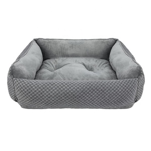 U-PETS lit pour chien lavable écologique canapé tissu confortable rectangle lit pour chien pour grand moyen petit chien - Product Image 6