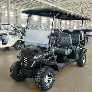 Carrito de Golf Eléctrico con Asientos de Cuero Confortables, 3-4 Plazas, Velocidad de 30-50 km/h, Alcance de 90 km, Ideal para Villas, Parques y Ocio Familiar - Product Image 4
