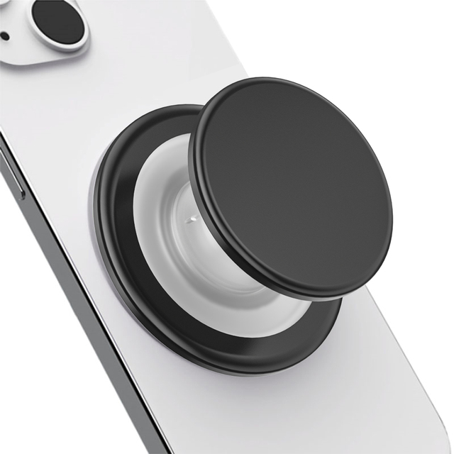 Custom Magnetic Flexible Plastic Phone Holder Strong N52 Magnet Soft Silicone Grip Stand Waterproof Adjustable Height for iPhone