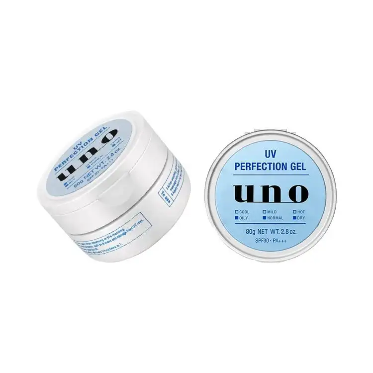 Gel UV UNO 80g Perfection com protetor solar FPS 30 Creme hidratante diurno e noturno para homens conjunto de produtos para a pele