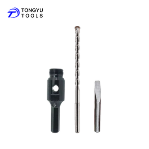 3 Stuks Zeskant Naar 1/2 "Bsp Mannelijke Draad Adapter Set Met <span class=keywords><strong>Pilot</strong></span> Bit & Drift Sleutel, Heavy Duty Converter Voor Droge Diamant Core Boren - Product Image 1