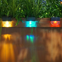 Lumières solaires de plate-forme et de barrière de LED d'IP65 pour le chemin et les terrasses de cour d'allée de patio de jardin