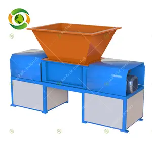 Scrap Car Metal Portable Tire Shredder For Sale Food Waste Cardboard Shredder Recycling Equipment