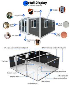 Maison Modulaire Préfabriquée en Conteneur 40FT, Maison Conteneur Extensible, Mini-Maisons CE/UL, Maisons Préfabriquées en Conteneur pour Habitation - Product Image 3