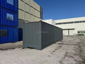 Vita 40HC 40HQ Dry Cargo Shipping <b>Container</b> 74.3cbm Capacity Full Side Wall 4 Doors Corten Steel White ISO9001 Certified - Product Image 2