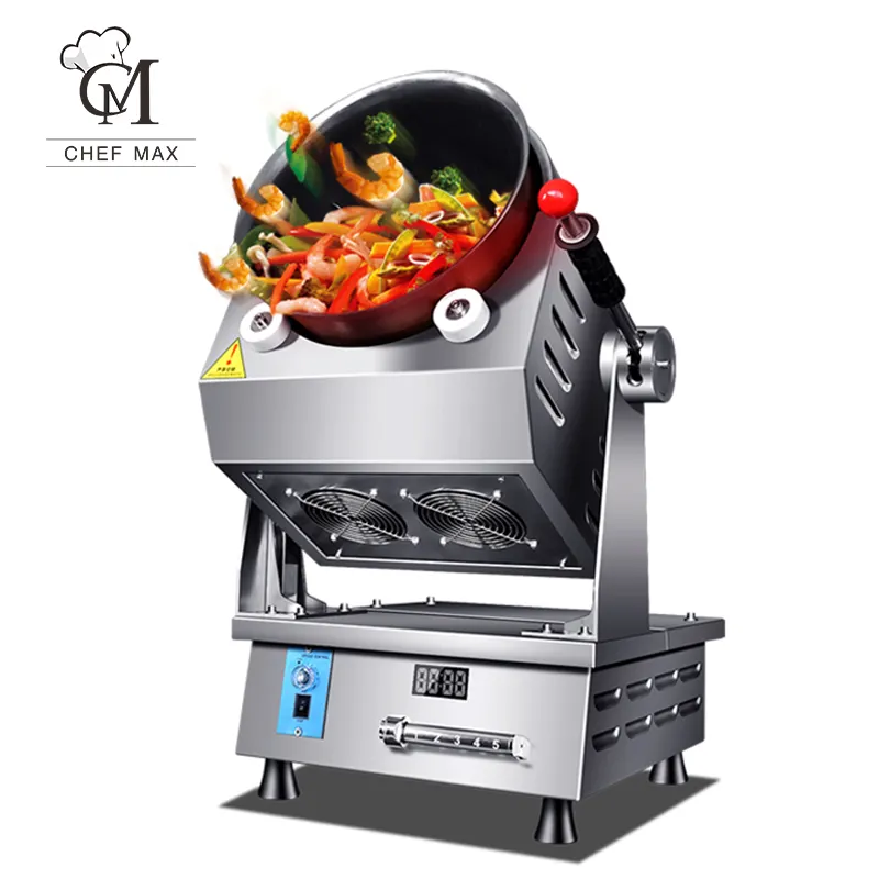 commercial intelligent electric automatic cooking machine food stir fry wok robot stir cooker fried rice cooking machine