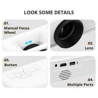 Hotack L013 LCD LED Smart Android Wifi Projecteur HD 1080p Home Cinéma Vidéo 4K Proyector Portable Mini Projecteur Extérieur