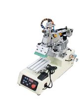 Máquina de Serigrafía Semiautomática de Escritorio para PVC, Impresora de Pantalla Plana para Tapas de Botellas, Bolsos y Contenedores de Basura