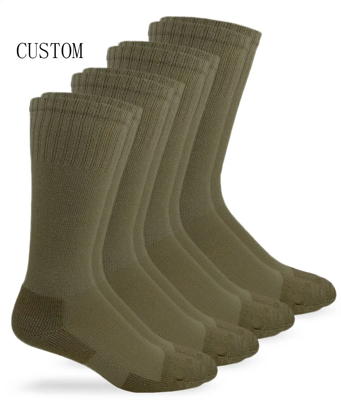 Men Socks Blister Guard Mohair Combat Boot Crew 4 Pair Logo Men Only Super Balance Barrel For Man Tactical Socks