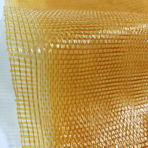 Sac en filet tubulaire circulaire en PP jaune, prix usine, vente en gros, pour l'emballage des oranges - Product Image 4