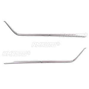 Pour Toyota Alphard Série 30 2015-2020, garnitures de fenêtre en acier inoxydable, bandes décoratives, bande de protection décorative pour cadre de porte - Product Image 6