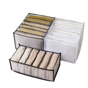 Box Fabric Dresser Compartments for Jeans Tshirt Clothing Organization