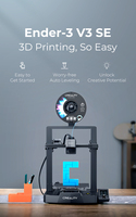 Imprimante 3D automatique Ender-3 V3 SE neuve, volume d'impression 220x220x250mm, connectivité USB, haute précision, technologie FDM, garantie 1 an