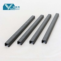Barre d'espacement Warm Edge en fibre de verre 25C résistante à la chaleur pour verre trempé IGU, mur-rideau en aluminium, façade