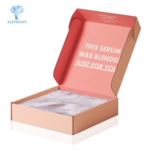 Tùy chỉnh ưa thích tóc phụ kiện garmentb Quà Tặng sóng bao bì gấp vận chuyển hộp - Product Image 1