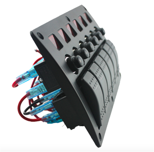 방수 12V 6방향 패널 장착 로커 스위치 (자동차, 차량, 보트, 선박용) - Product Image 5