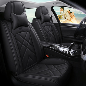 Nouvelle housse de siège de <span class=keywords><strong>voiture</strong></span> imperméable résistante à l'usure quatre saisons tout compris respirante en fibre synthétique PVC - Product Image 4