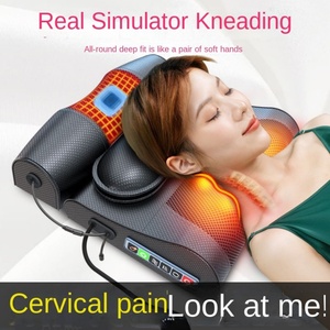 Almohada de Masaje de Lujo Jinzheng con Función Musical para Cervicales, Cuello, Cintura y Piernas, Masajeador de Tracción para el Hogar con Alimentación CA - Product Image 2