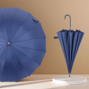 Nouvelle conception, taille personnalisable, grand parapluie classique droit pour femmes - Utilisation promotionnelle en voyage, vente en gros et pas cher - Product Image 3