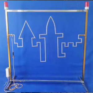 Test de vitesse et de concentration des mains : Défi de <span class=keywords><strong>labyrinthe</strong></span> tactile électrique (usage intérieur métallique) pour accélérer le rythme cardiaque sans tremblement des mains - Product Image 4