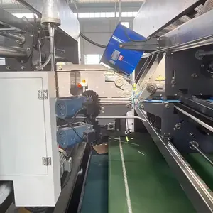 Automatic Paper Case Printing Machine Slotting Die-cutting Folding Gluing Bundling Production Line With Low Price