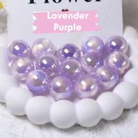Perles rondes œil-de-chat électroplaquées or 16 mm, les plus vendues, pour stylos à perles DIY et breloques de sac
