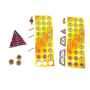 Customized Die Cut Cardboard Paper <strong>Board</strong> Game <strong>Token</strong> Punch <strong>Board</strong> With 4C Printing on Both Sides Professional Custom Supplier - Product Image 1