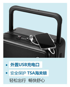 Malette rigide pour ordinateur portable, coffre de voyage de haute qualité, serrure Tsa, <span class=keywords><strong>valise</strong></span> d'embarquement <span class=keywords><strong>avec</strong></span> <span class=keywords><strong>chargeur</strong></span> <span class=keywords><strong>USB</strong></span>, nouvelle collection mode 2022 - Product Image 6